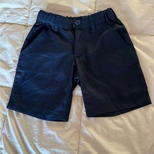 Boys French Toast Dark Blue Flat Front Shorts